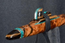 Mun Ebony Native American Flute, Minor, Low E-4, #S5A (0)